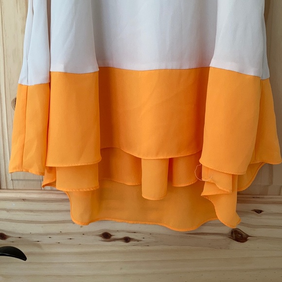 Chiffon feel layered dress by RW & Co - Picture 6 of 7